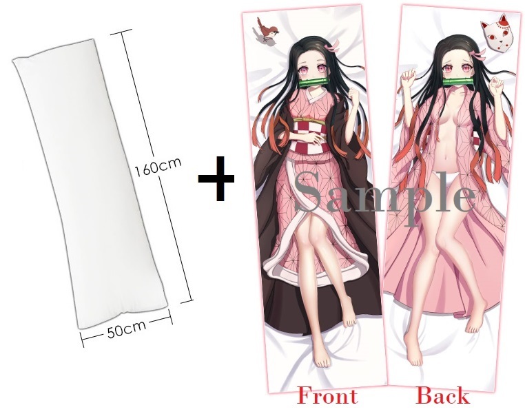 K-On Azusa Nakano Anime Girl Dakimakura Hugging Body Pillow Case Cover