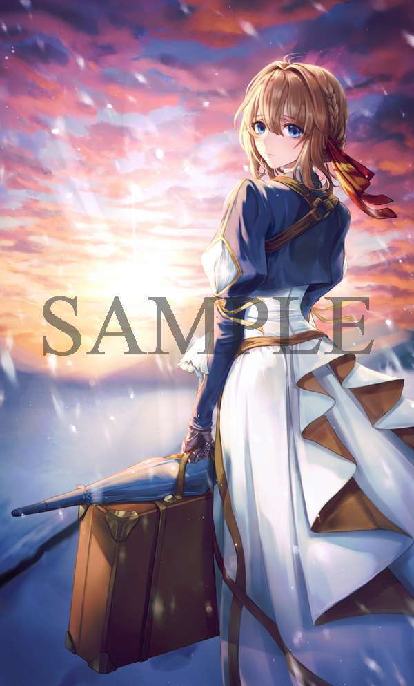How To Watch Violet Evergarden In Order Violet Evergarden Wallscroll (40 x 60cm)