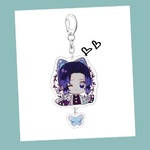 Acrylic Demon Slayer Keychain with Dangling - Shinobu