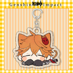 Genshin Impact Acrylic Keychain Neko -Tartagila