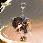 Genshin Impact Acrylic Keychain (Zhongli)