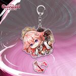Genshin Impact Acrylic Keychain (Miko)
