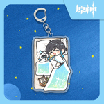 Genshin Impact Acrylic Keychain - Goodnight ver (Venti)