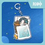 Genshin Impact Acrylic Keychain - Goodnight ver (Xiao)